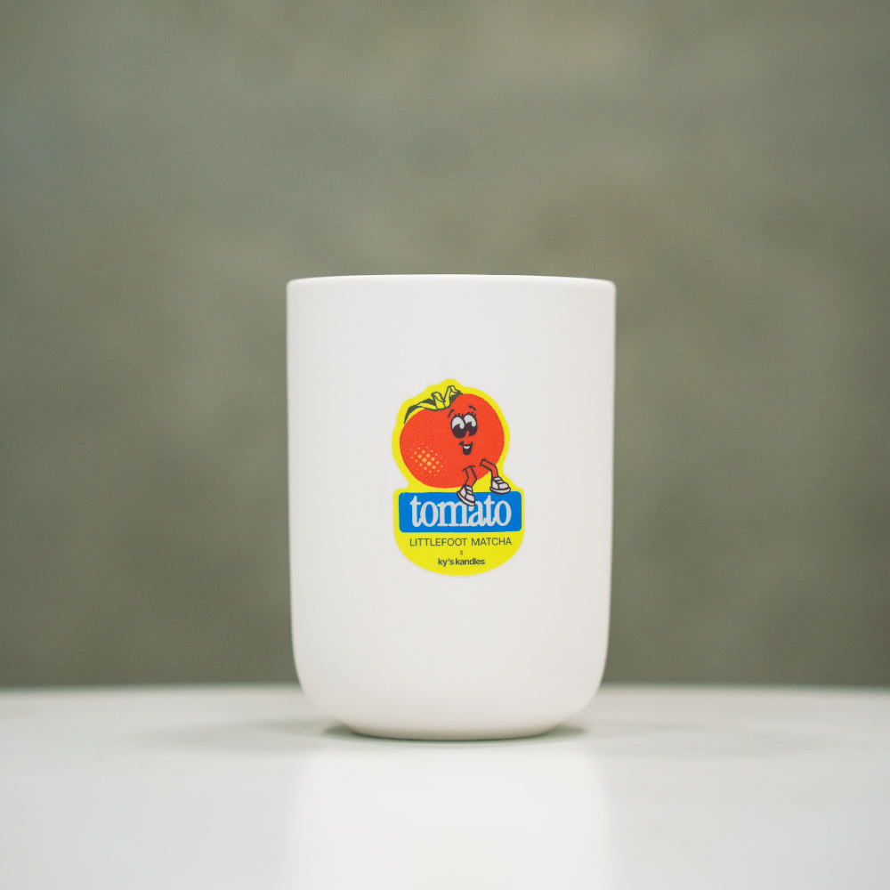 Tomato Soy Candle | Littlefoot Matcha x Ky's Kandles