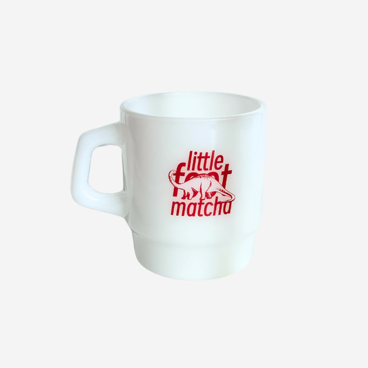 Littlefoot Matcha Milk Glass Mug
