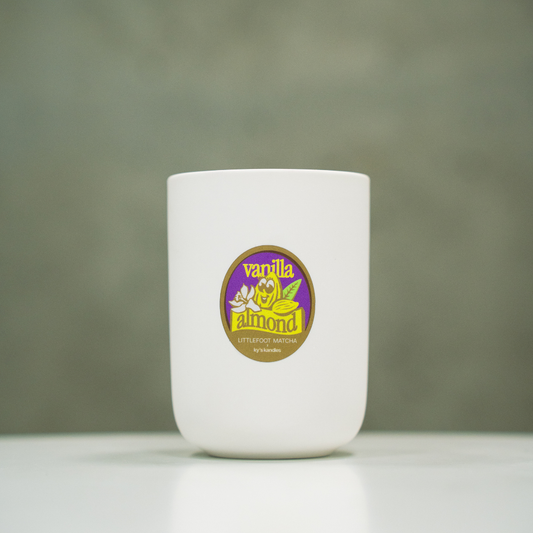 Vanilla Soy Candle | Littlefoot Matcha x Ky's Kandles