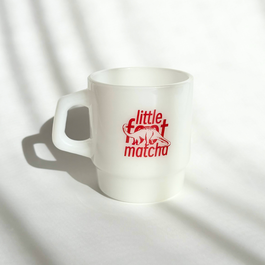 Littlefoot Matcha Milk Glass Mug